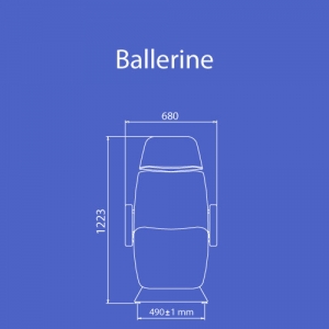  Кресло косметологическое Ballerina 2001 LM 